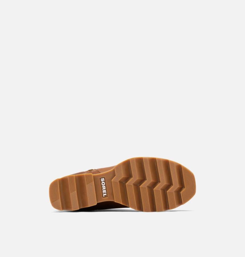 Hazelnut Leather-Gum 2 Women's Joan Of Arctic Wedge Iii Zip Bootie Sorel Australia