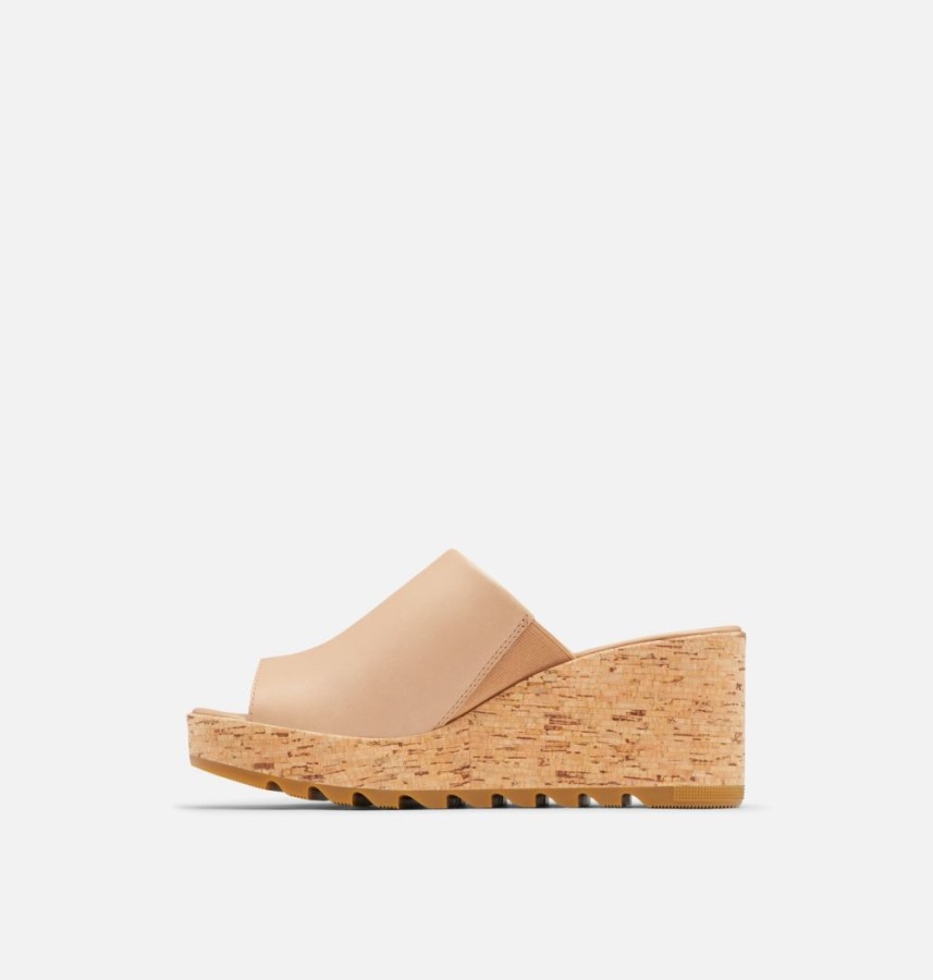 Honest Beige-Sea Salt Sorel Australia Women's Cameron Wedge Mule Sandal