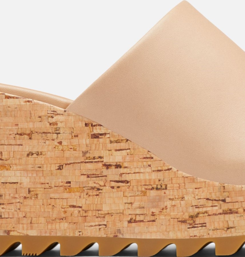 Honest Beige-Sea Salt Sorel Australia Women's Cameron Wedge Mule Sandal