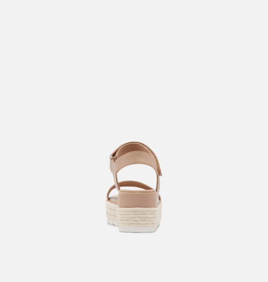 Honest Beige Sorel Australia Women's Cameron Flatform Wedge Sandal