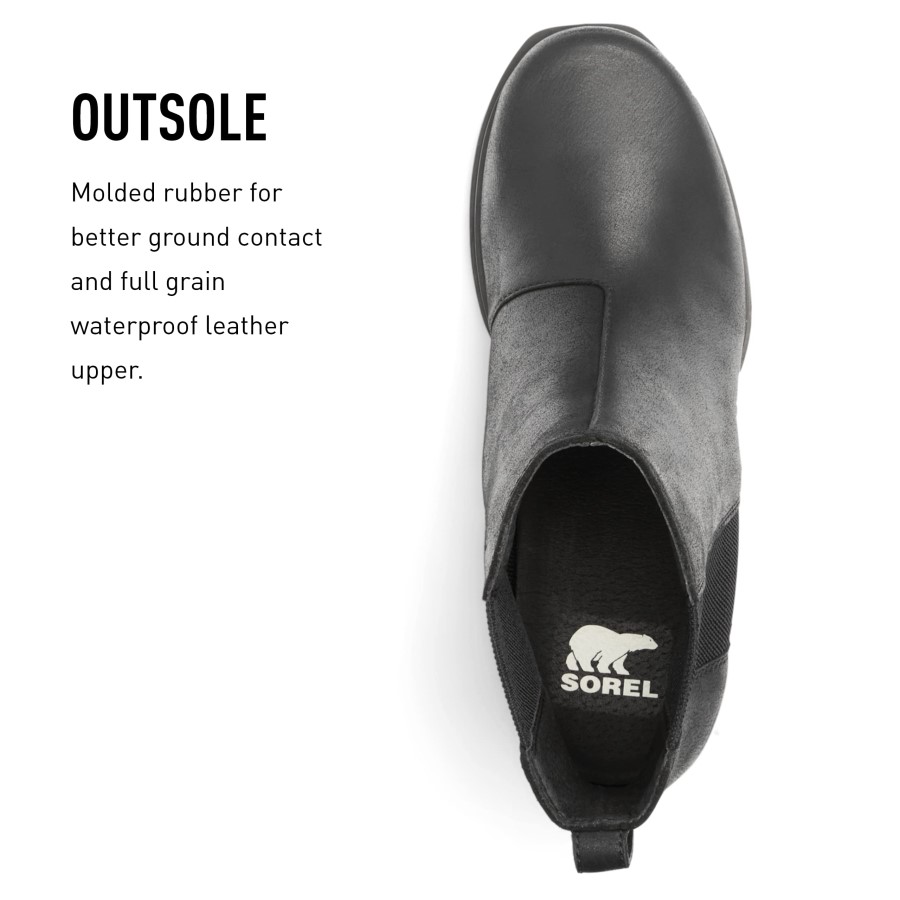 Joan Of Arctic Wedge Iii Chelsea Wide Black Sea Salt Sorel Australia