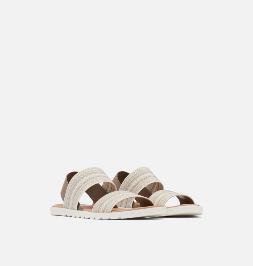 Khaki Ii-Chalk Sorel Australia Womens Ella Ii Two Strap Sandal