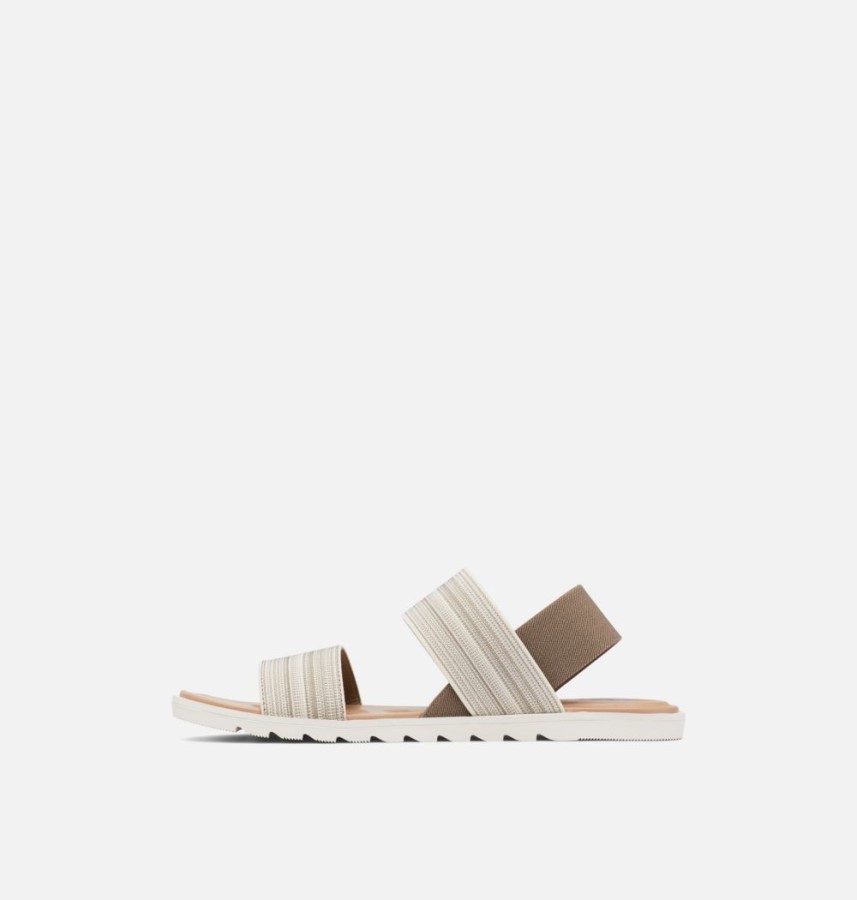 Khaki Ii-Chalk Sorel Australia Womens Ella Ii Two Strap Sandal