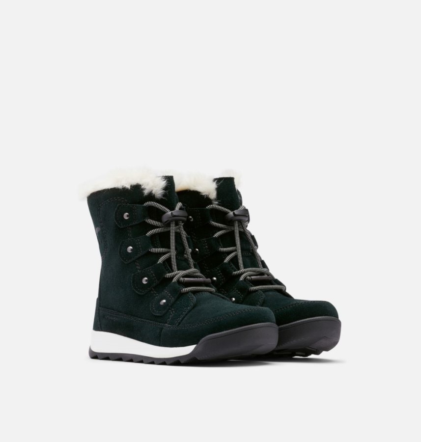 Kids' Whitney Ii Joan Lace Winter Boot Black-Fawn Sorel Australia
