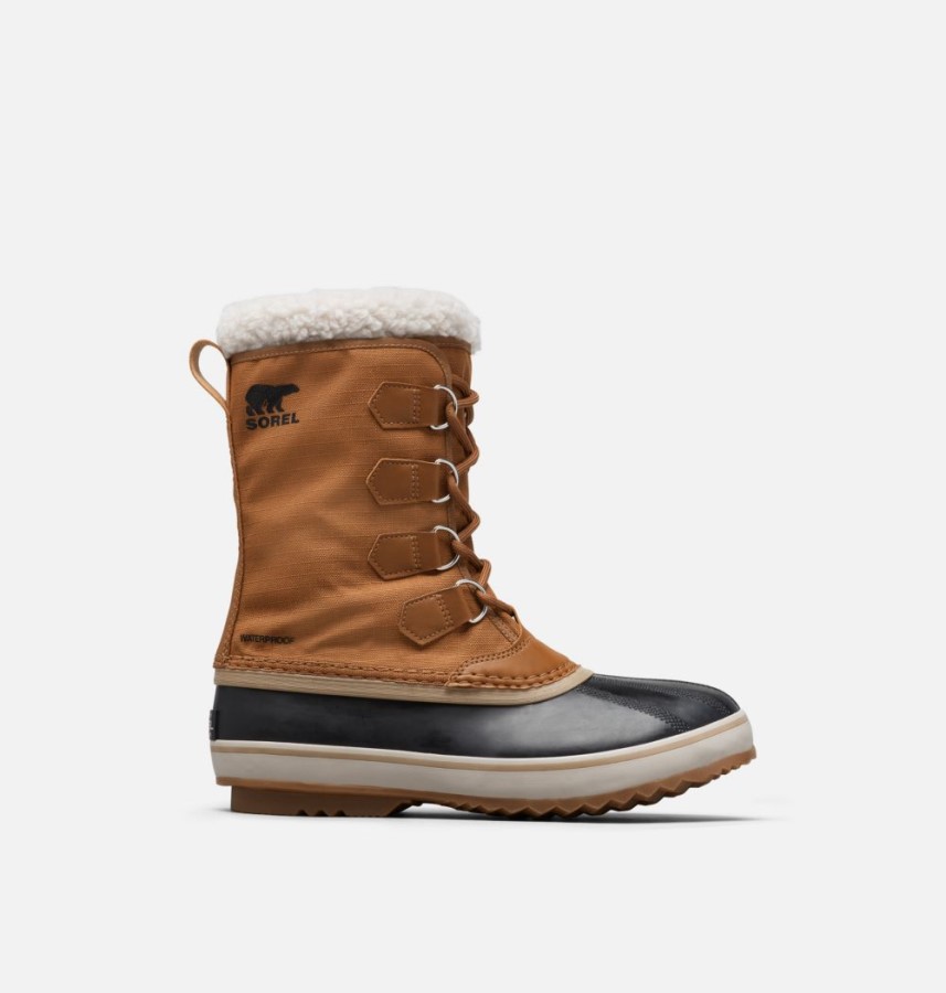 Men's 1964 Pac Nylon Boot Camel Brown-Black Sorel Australia