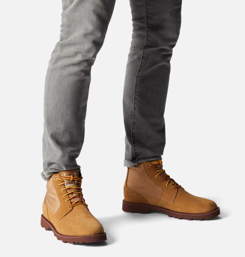 Men's Caribou Otm Chukka Boot Buff-Madder Brown Sorel Australia