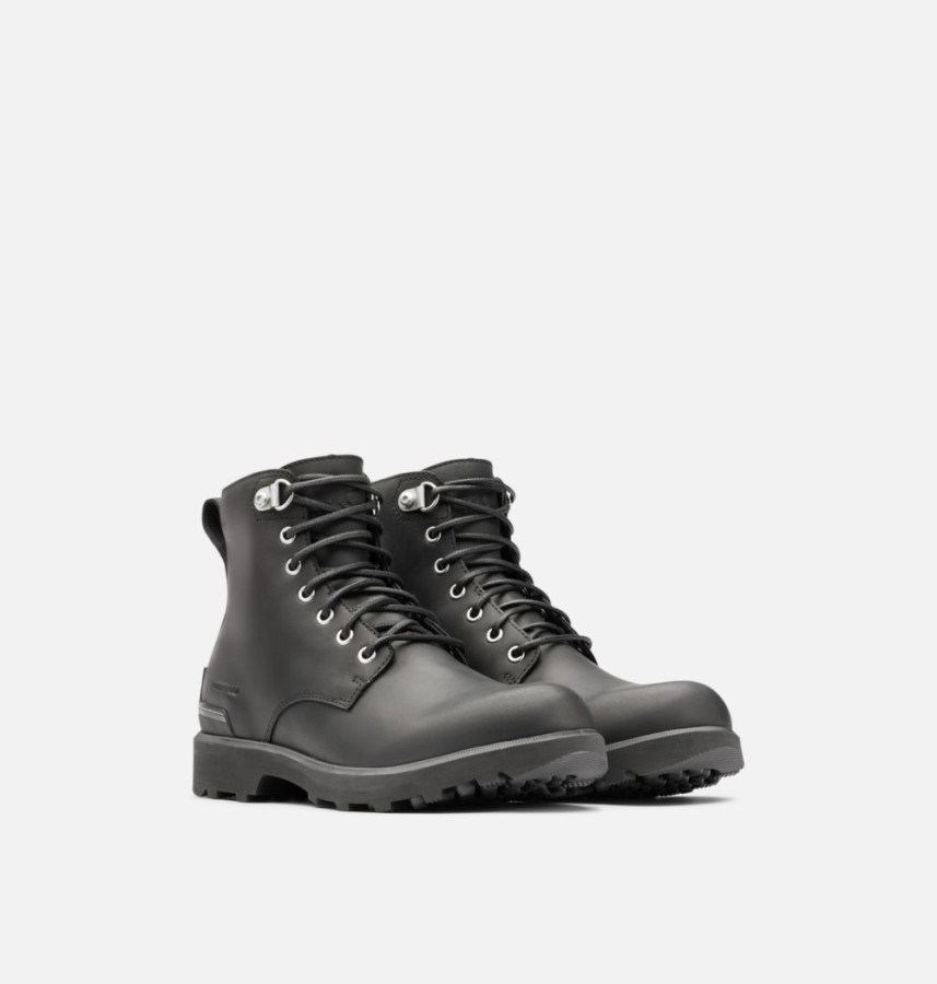 Men's Caribou Six Boot Black-Black Sorel Australia