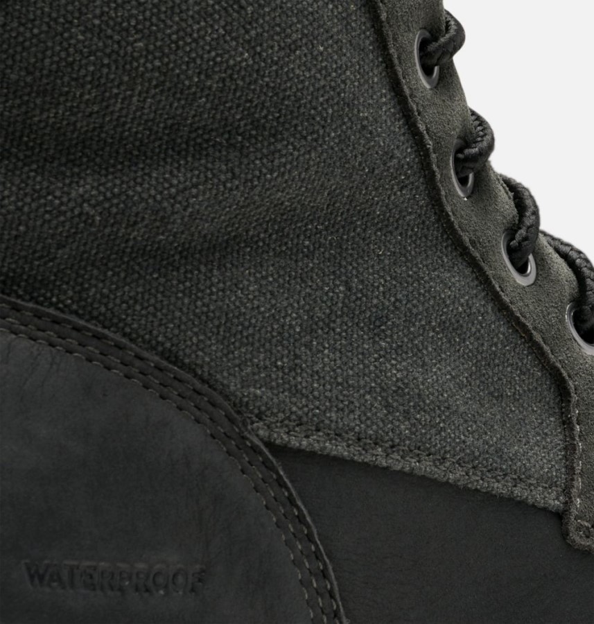 Men's Carson Moc Waterproof Winter Boot Sorel Australia Coal-Oatmeal