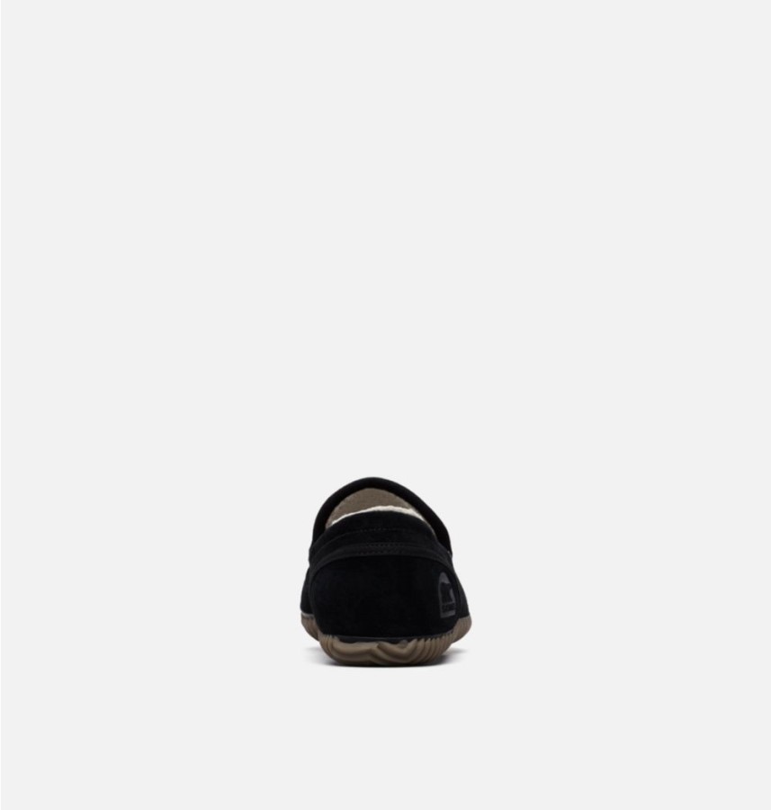 Men's Dude Moc Slipper Black-Black Sorel Australia