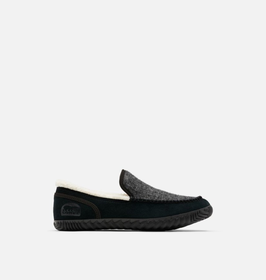 Men's Dude Moc Slipper Sorel Australia Grill-Black