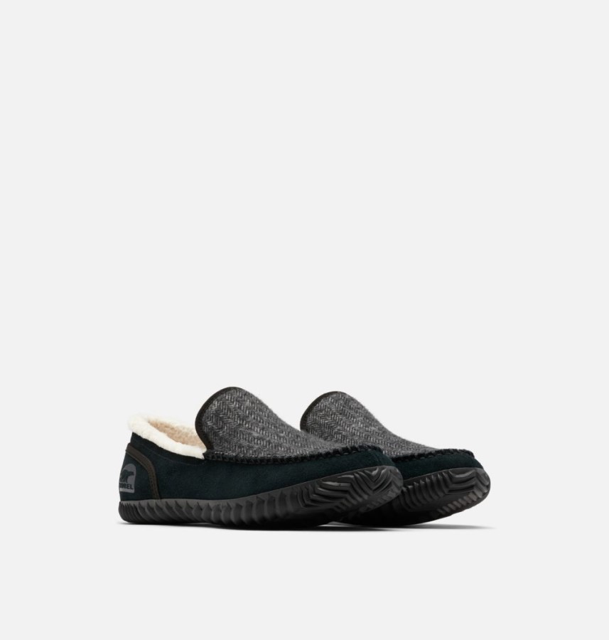 Men's Dude Moc Slipper Sorel Australia Grill-Black