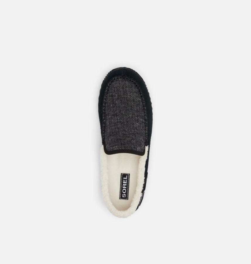 Men's Dude Moc Slipper Sorel Australia Grill-Black