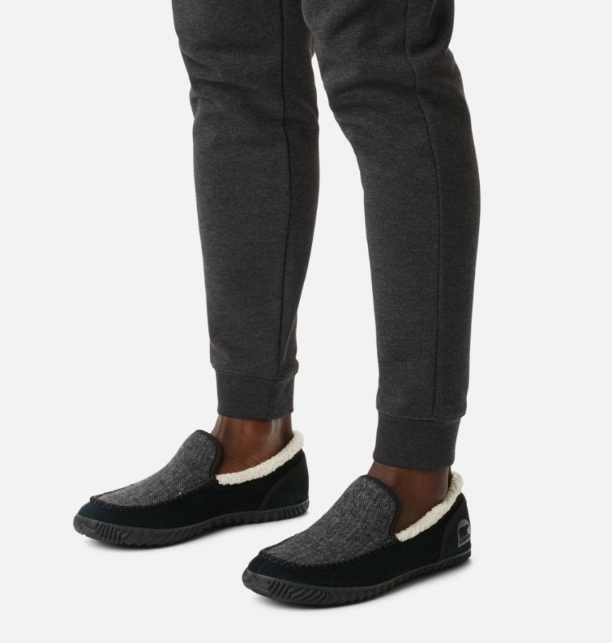 Men's Dude Moc Slipper Sorel Australia Grill-Black