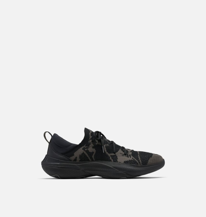 Men's Explorer Blitz Stride Lace Sneaker Black-Black Sorel Australia