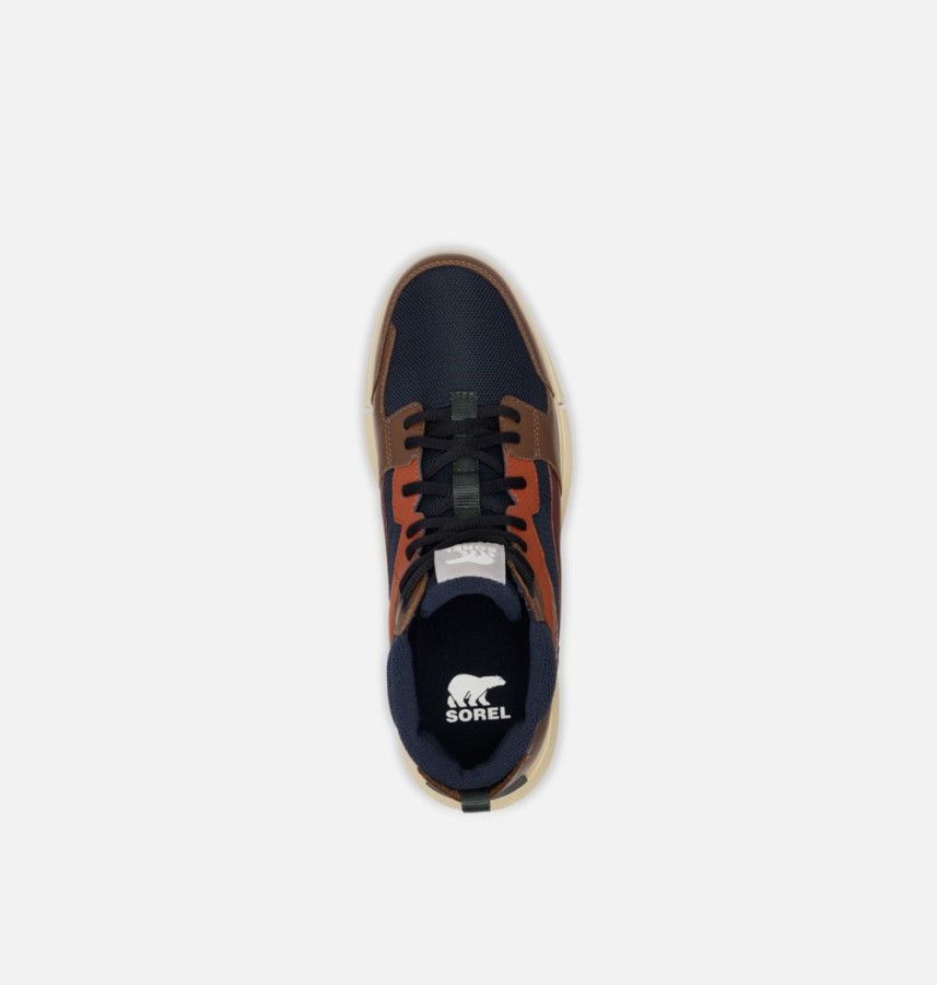 Men's Explorer Sneaker Mid Abyss-Oatmeal Sorel Australia