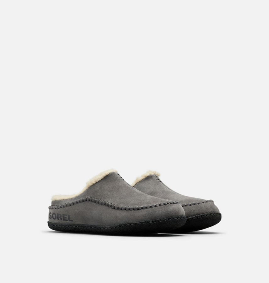 Men's Falcon Ridge Ii Slipper Quarry-Black Sorel Australia
