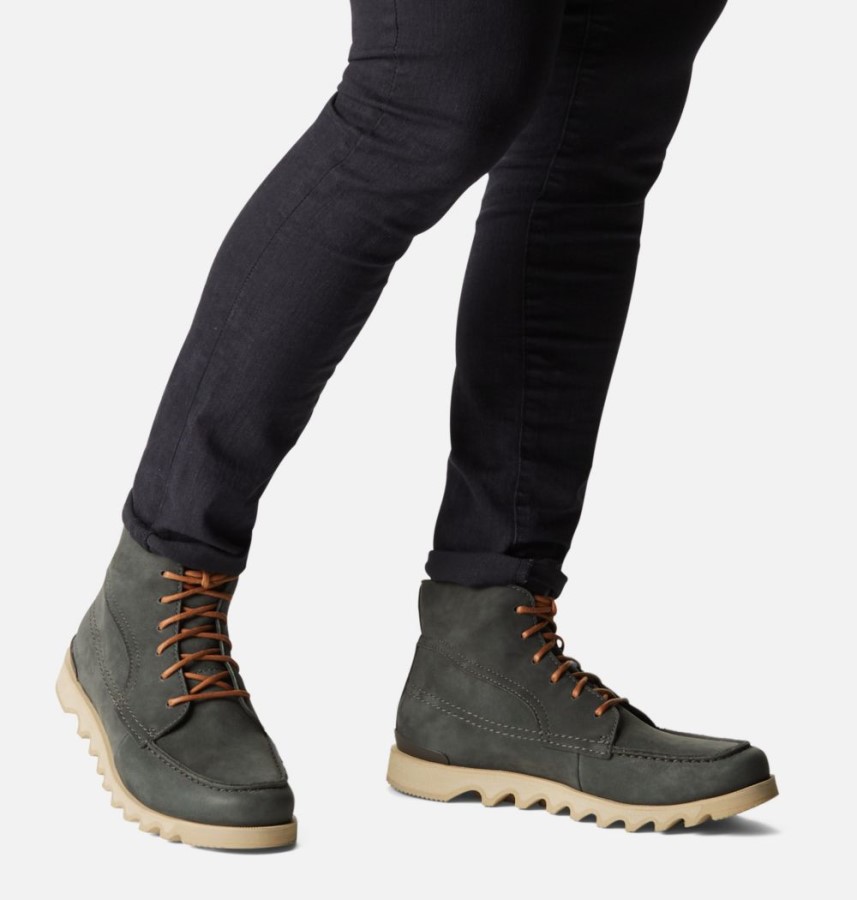 Men's Kezar Moc Boot Sorel Australia Coal-Brown Flora