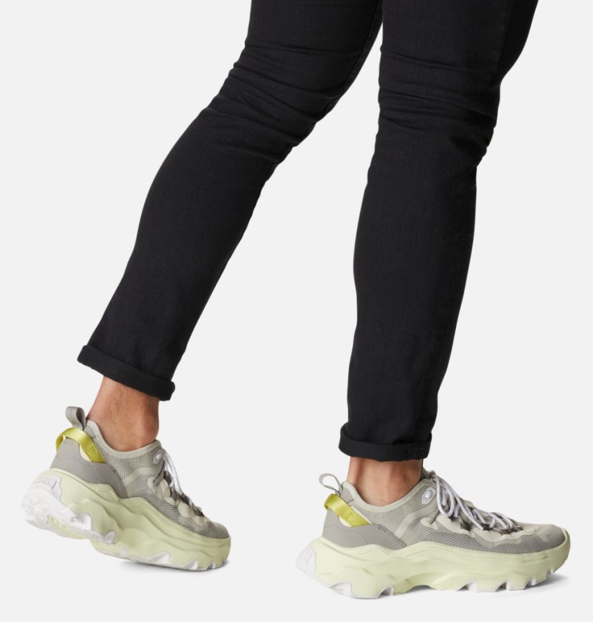 Men's Kinetic Breakthru Tech Lace Sneaker Chalk-Chrome Grey Sorel Australia