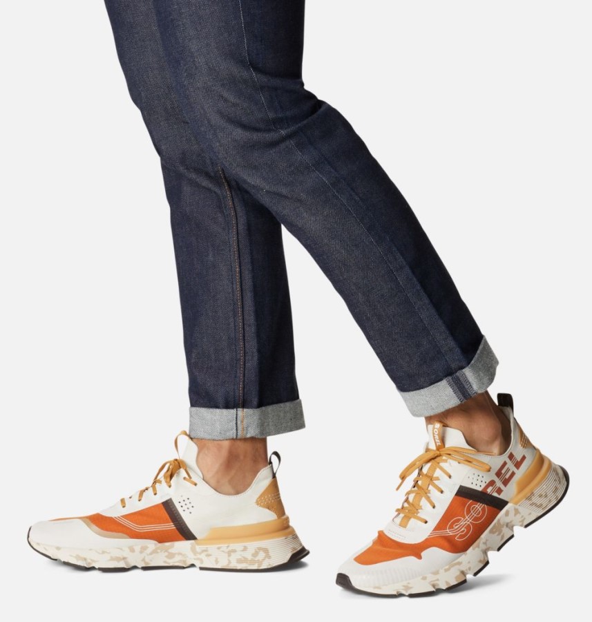 Men's Kinetic Rush Ripstop Trainer Desert Sun-Chalk Sorel Australia