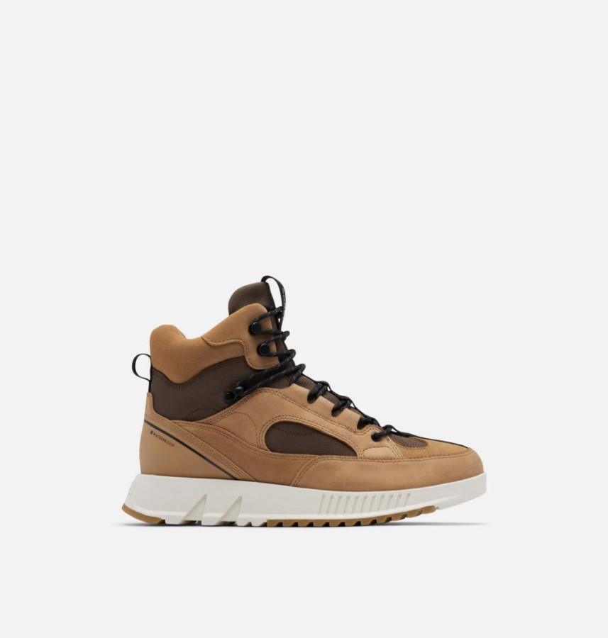 Men's Mac Hill Lite Trace Waterproof Trainer Tawny Buff-Black Sorel Australia
