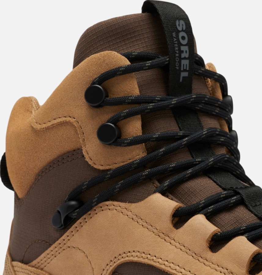 Men's Mac Hill Lite Trace Waterproof Trainer Tawny Buff-Black Sorel Australia