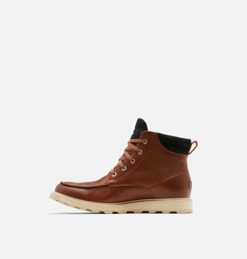 Men's Madson Ii Moc Toe Boot Sorel Australia Gaucho Tan-Oatmeal