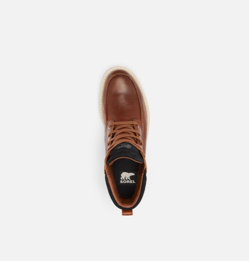 Men's Madson Ii Moc Toe Boot Sorel Australia Gaucho Tan-Oatmeal