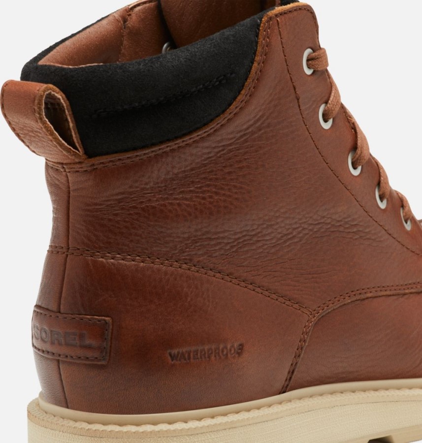 Men's Madson Ii Moc Toe Boot Sorel Australia Gaucho Tan-Oatmeal