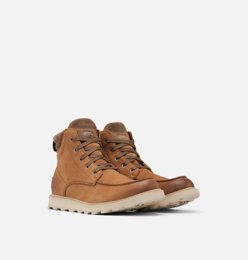 Men's Madson Ii Moc Toe Boot Velvet Tan Sorel Australia