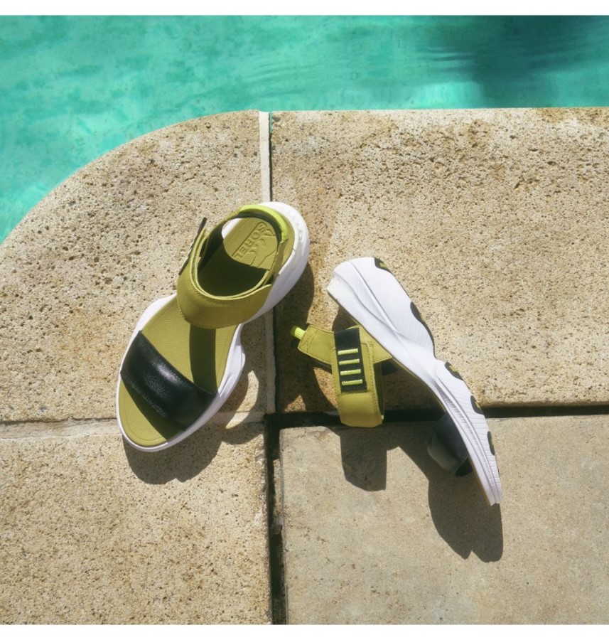 Olive Shade-Black Sorel Australia Women's Explorer Blitz Stride Sporty Sandal