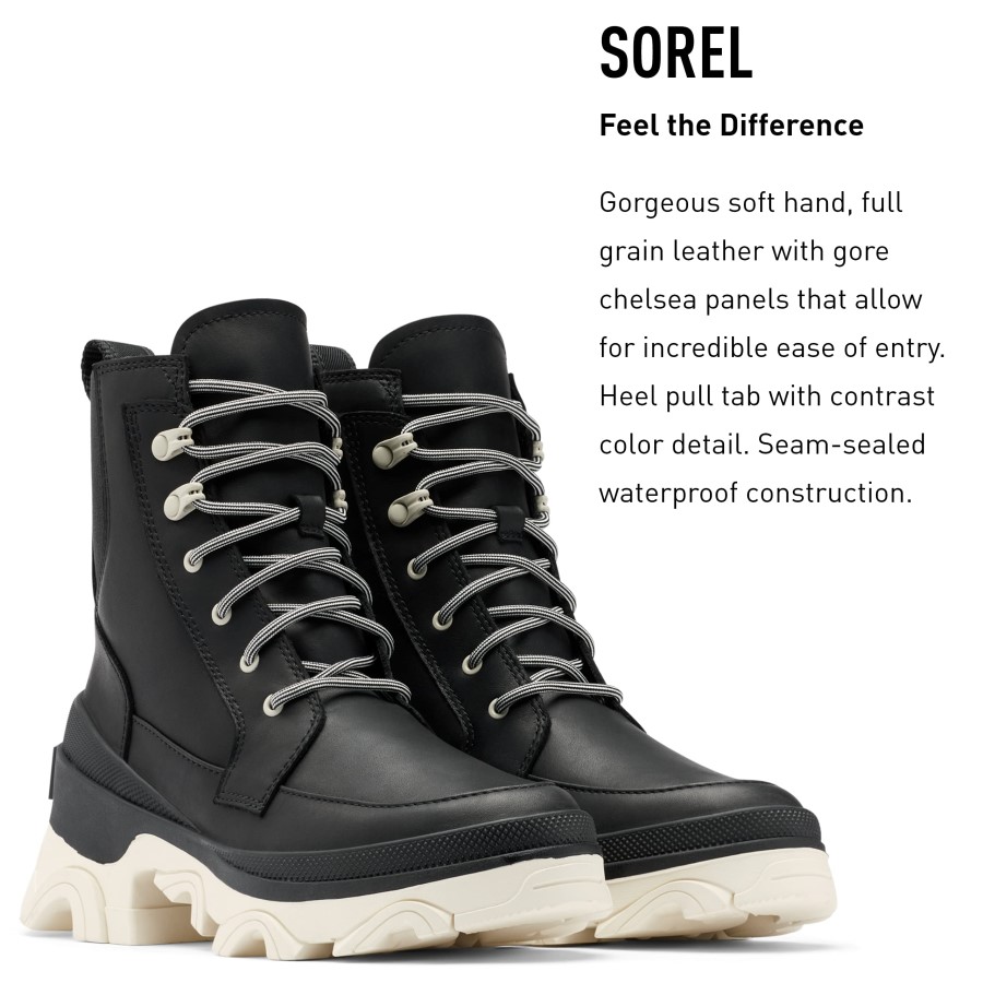 Omega Taupe-Black Sorel Australia Women's Brex Boot Lace