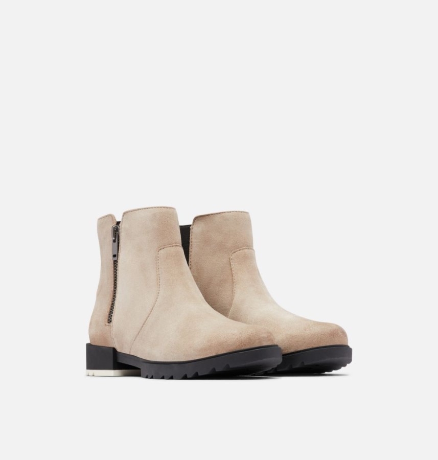 Omega Taupe-Black Sorel Australia Women's Emelie Ii Zip Bootie