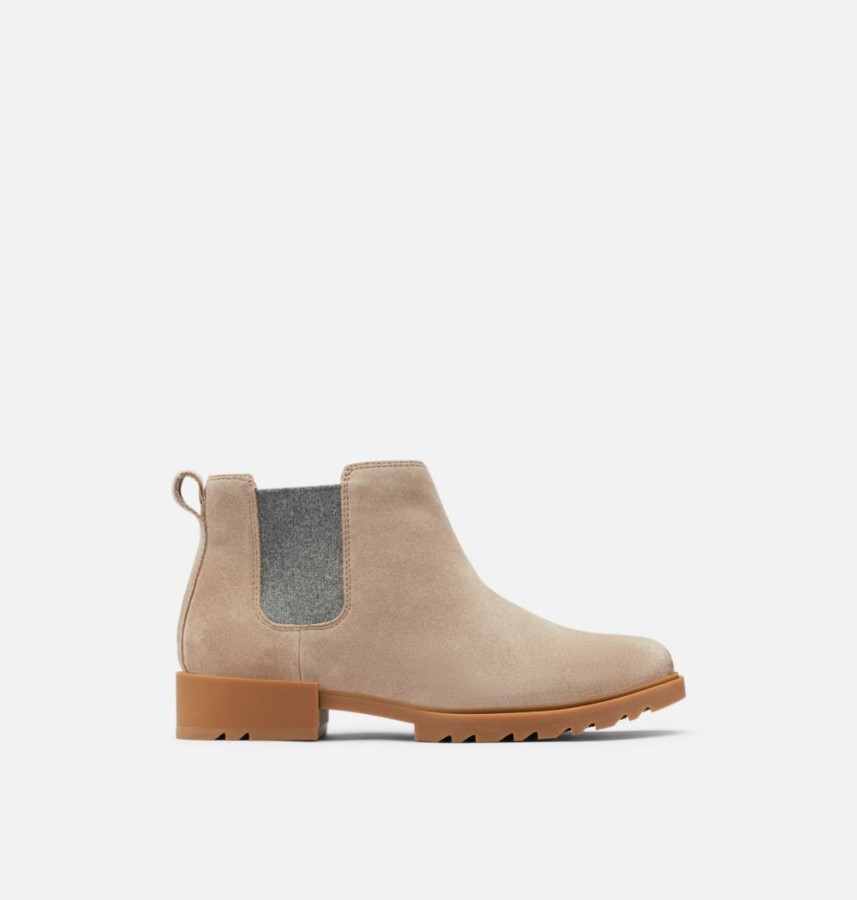 Omega Taupe-Gum 10 Sorel Australia Women's Emelie Ii Chelsea Bootie
