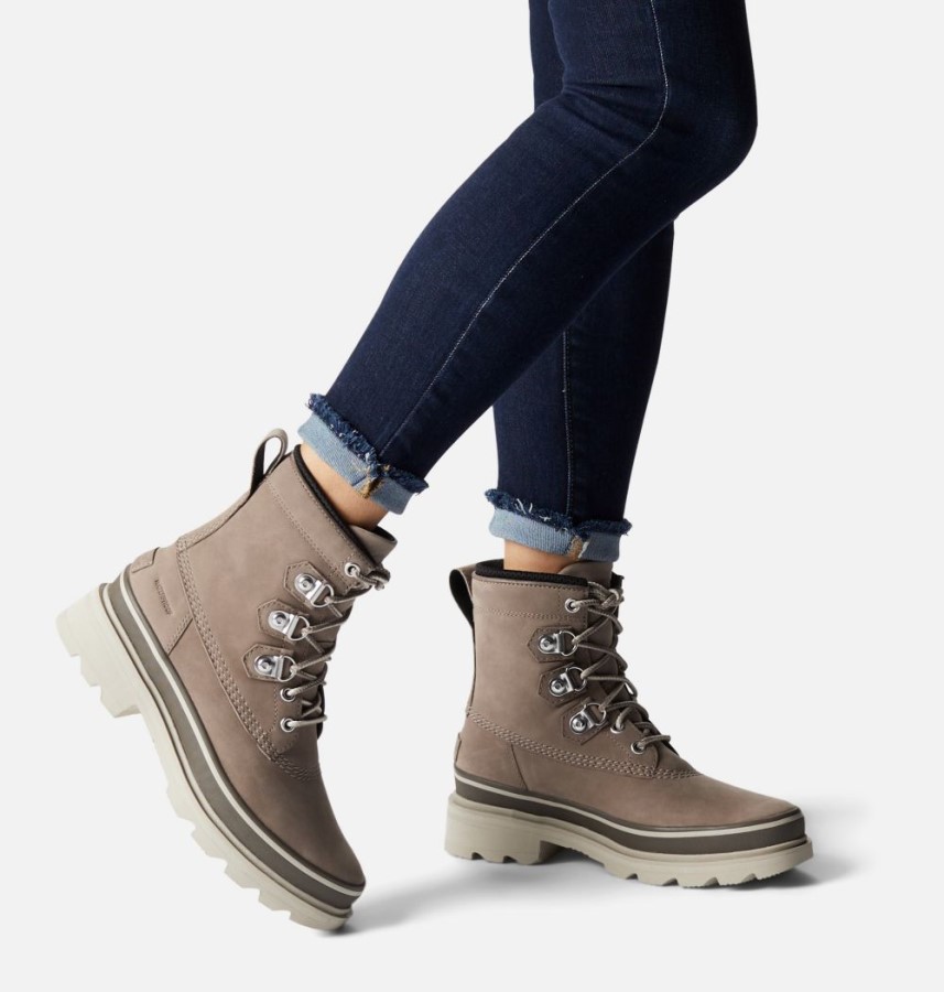 Omega Taupe-Light Clay Sorel Australia Women's Lennox Street Waterproof Boot