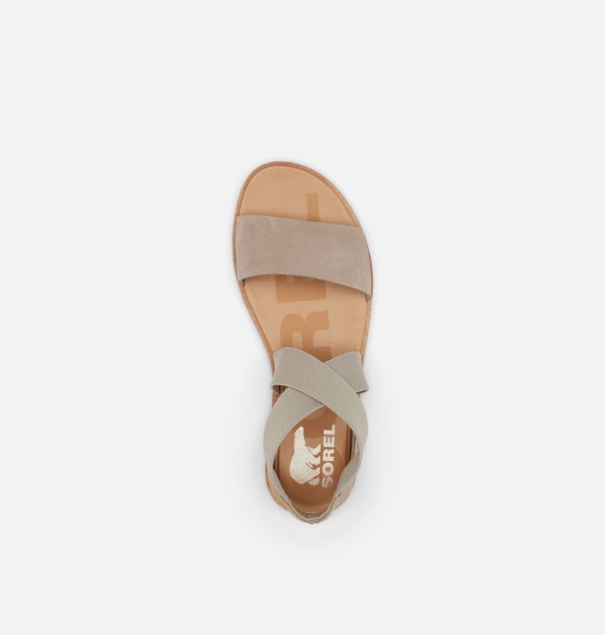Omega Taupe-Soft Taupe Women's Ella Ii Sandal Sorel Australia