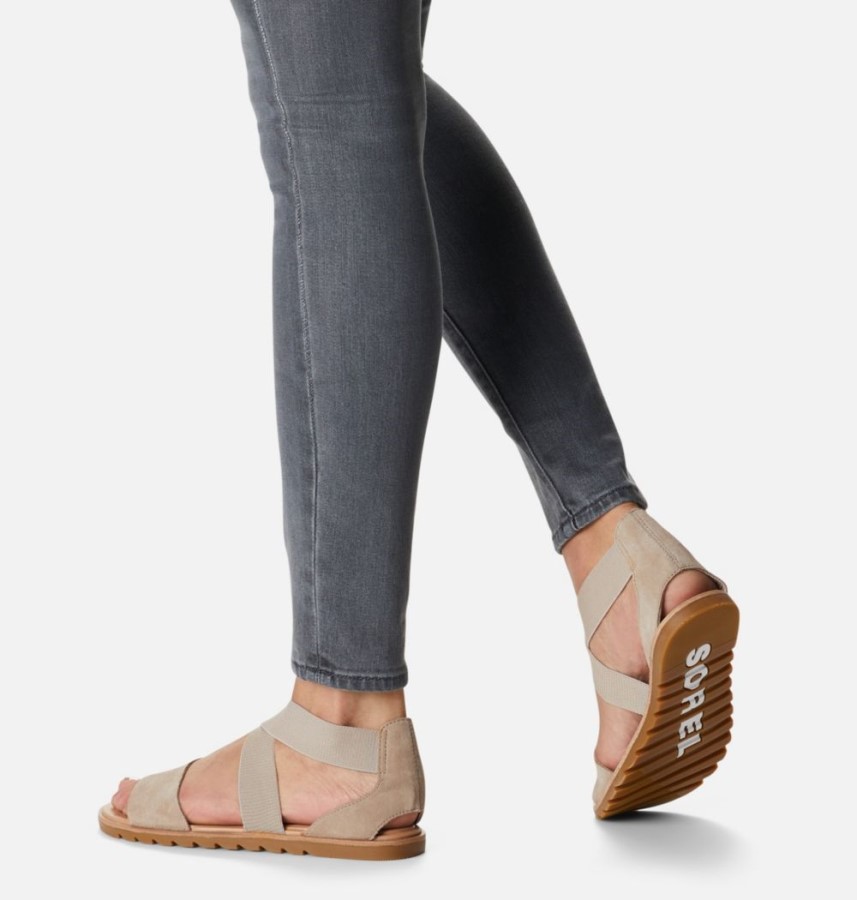 Omega Taupe-Soft Taupe Women's Ella Ii Sandal Sorel Australia