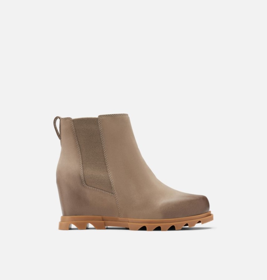 Omega Taupe-Wet Sand Sorel Australia Women's Joan Of Arctic Wedge Iii Chelsea Bootie
