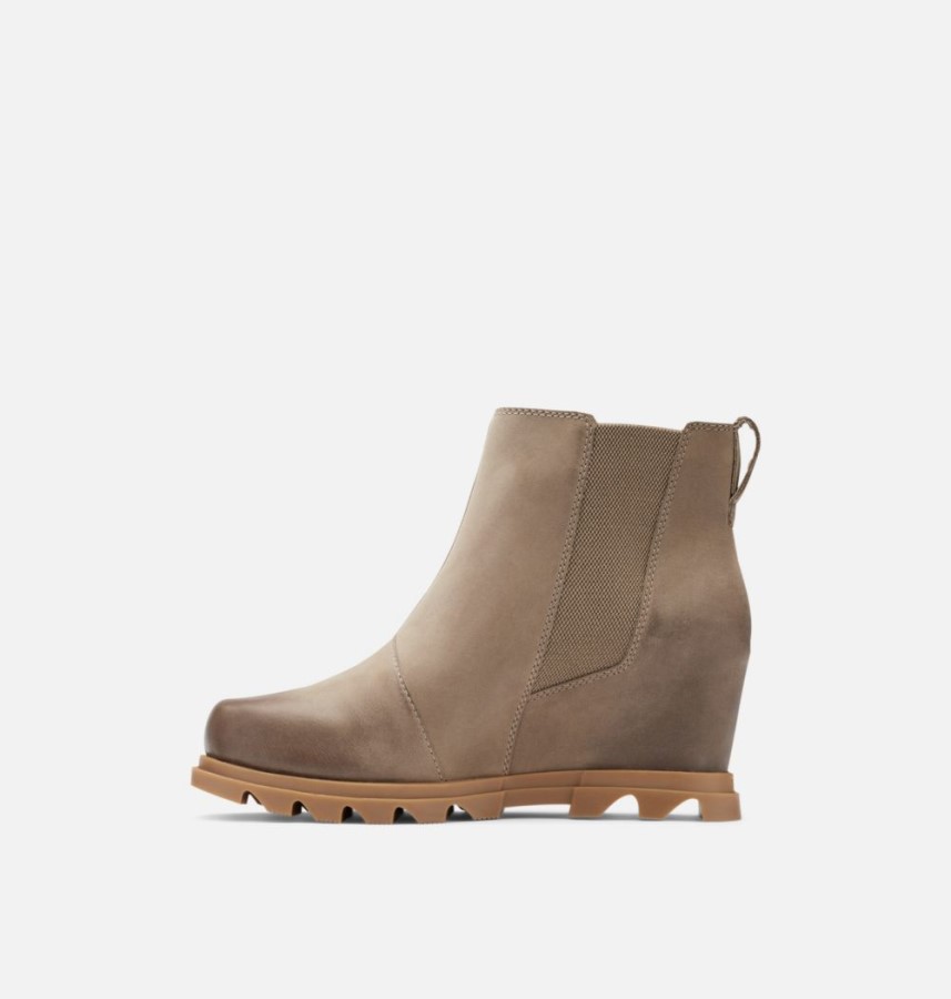 Omega Taupe-Wet Sand Sorel Australia Women's Joan Of Arctic Wedge Iii Chelsea Bootie