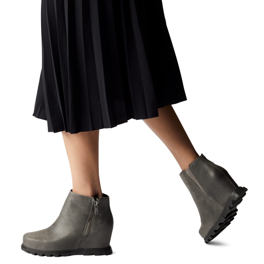 Omega Taupe-Wet Sand Sorel Australia Women's Joan Of Arctic Wedge Iii Zip Boot