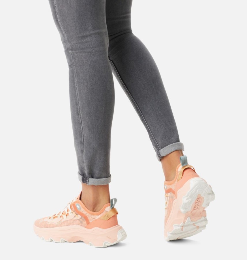 Paradiso Peach-Sea Salt Women's Kinetic Breakthru Tech Lace Sneaker Sorel Australia