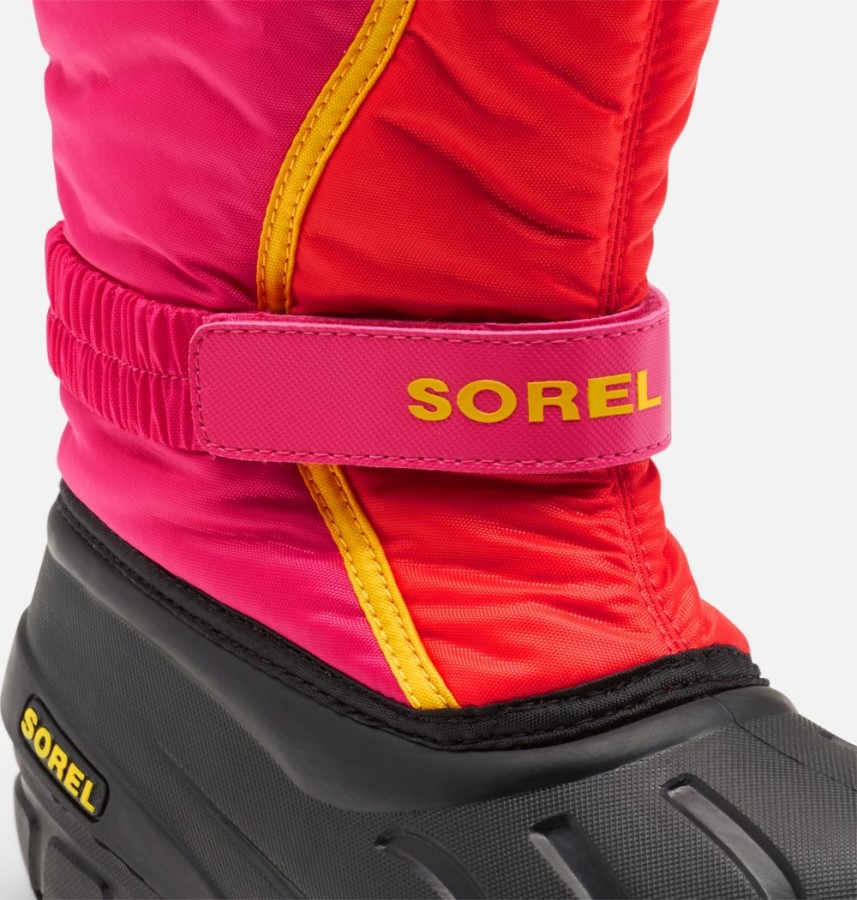 Poppy Red-Cactus Pink Sorel Australia Children's Flurry Boot
