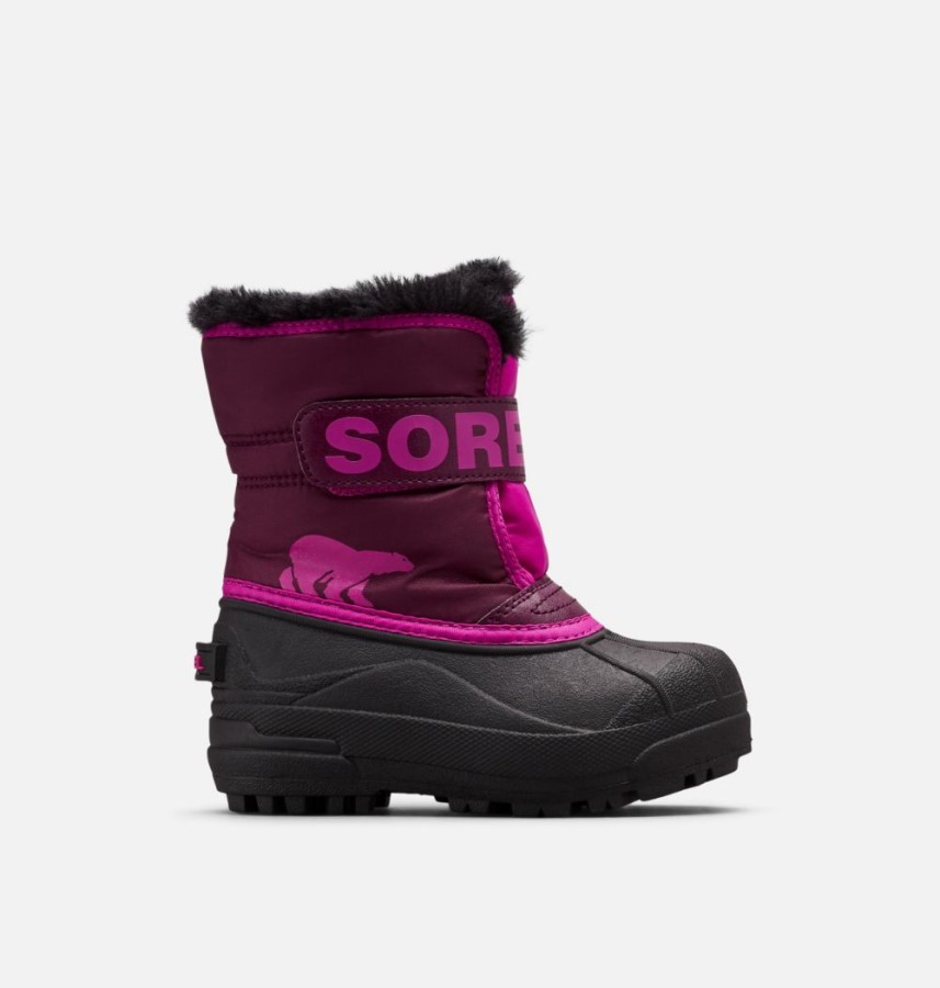 Purple Dahlia-Groovy Pink Children's Snow Commander Boot Sorel Australia