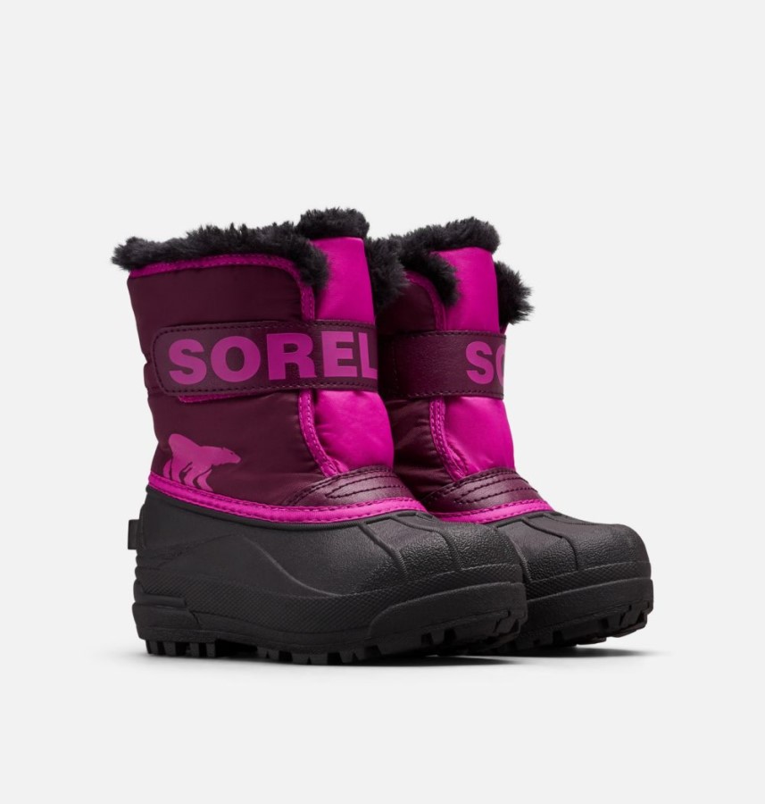 Purple Dahlia-Groovy Pink Children's Snow Commander Boot Sorel Australia