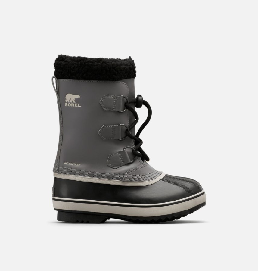 Quarry-Black Sorel Australia Youth Yoot Pac Tp Boot