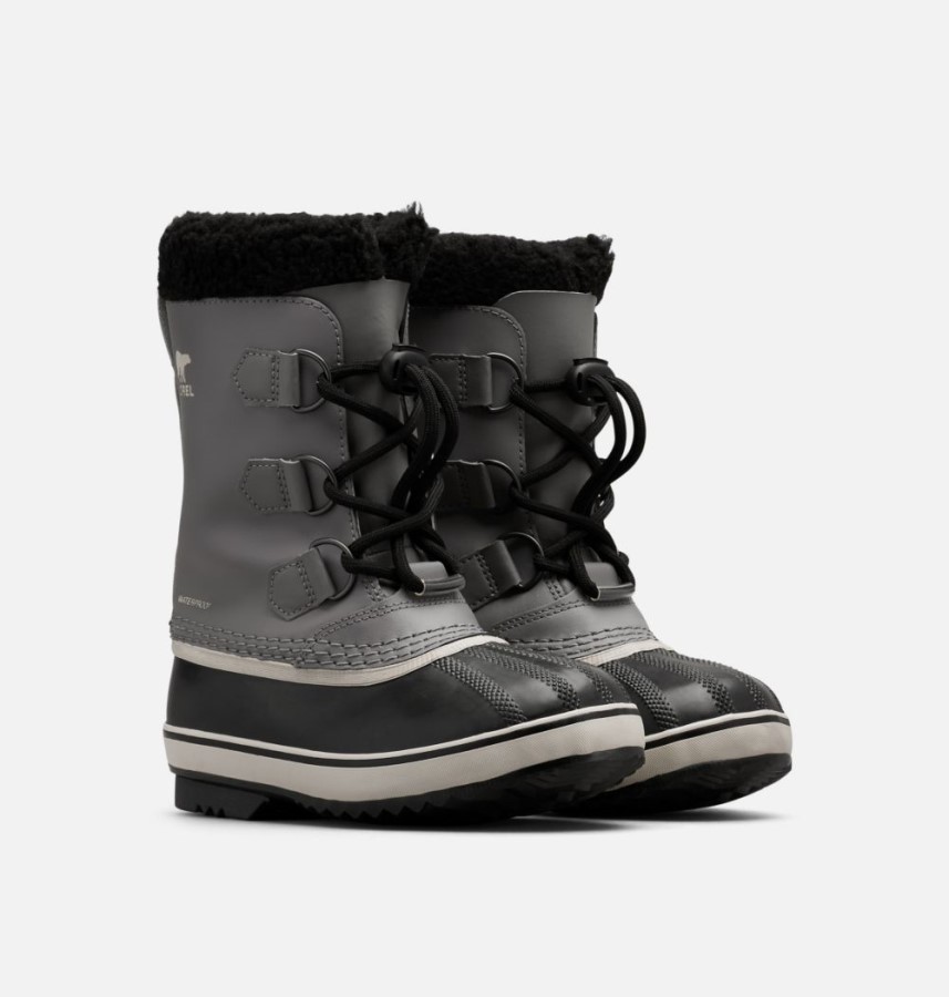 Quarry-Black Sorel Australia Youth Yoot Pac Tp Boot