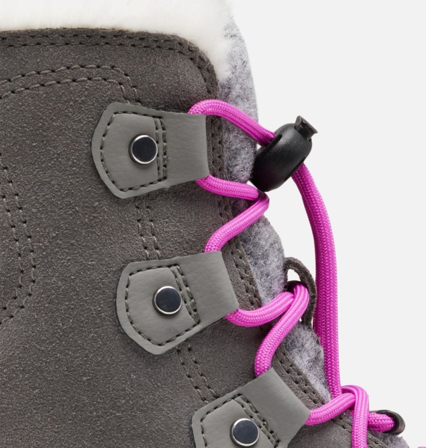 Quarry-Bright Lavender Youth Explorer Lace Boot Sorel Australia