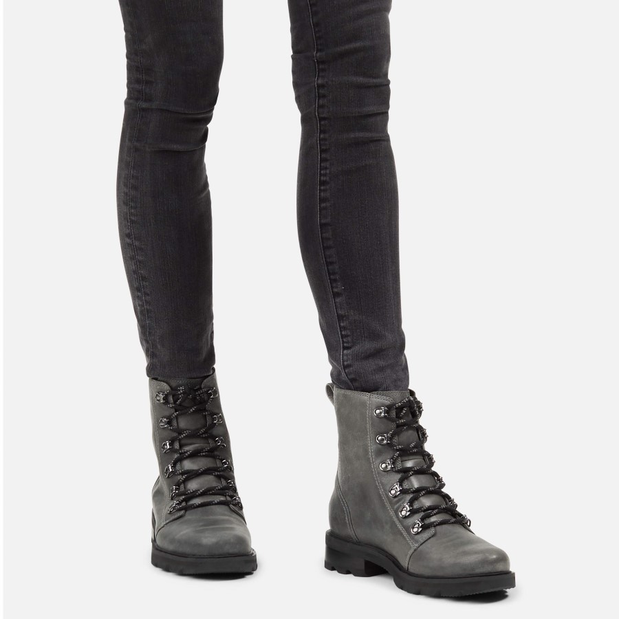 Quarry Sorel Australia Women's Lennox Lace Rain Boot Waterproof Leather Boots