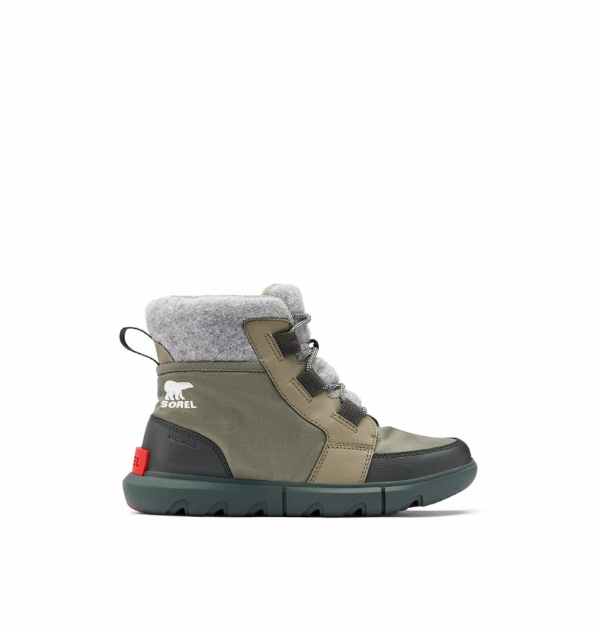 Sage Dark Stone Sorel Australia Women's Winter Boots Explorer Ii Carnival Felt Wp