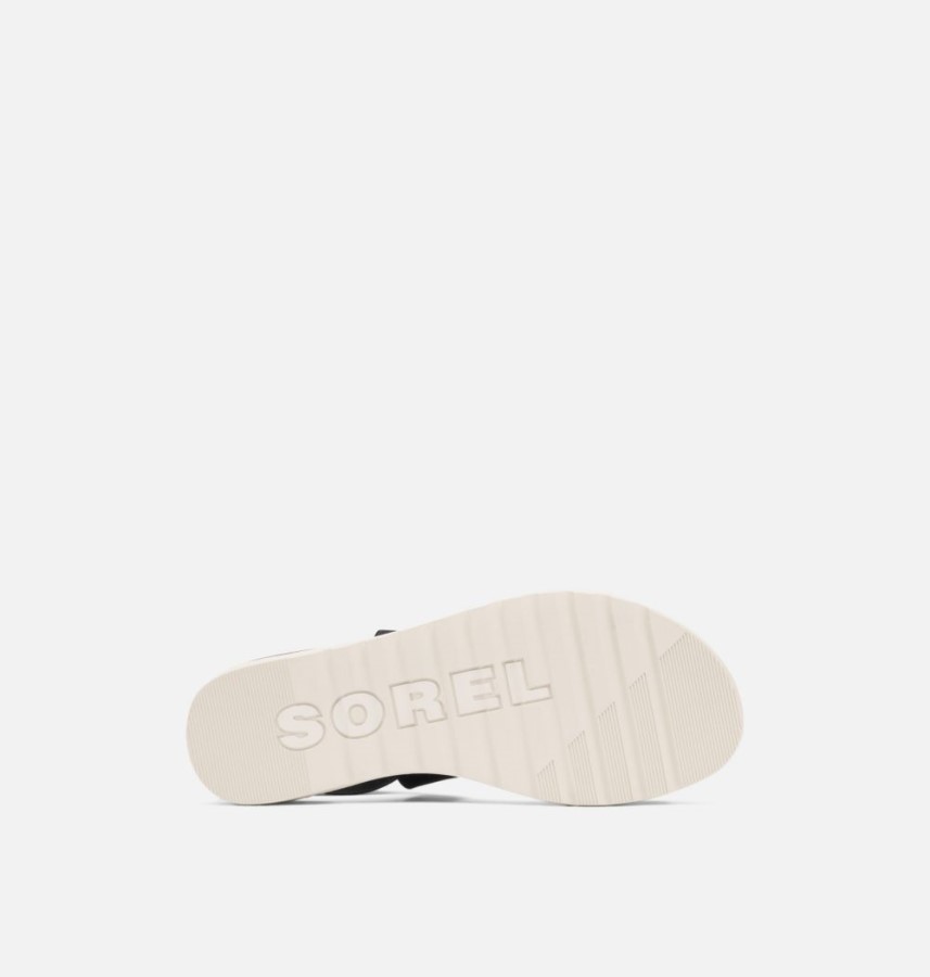 Snake-Black Sorel Australia Women's Ella Ii Flat Sandal