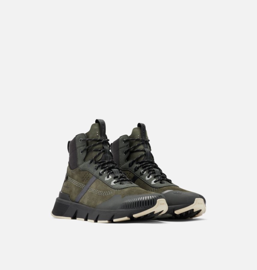 Sorel Australia Alpine Tundra-Dark Moss Men's Kinetic Rush Mid Trainer